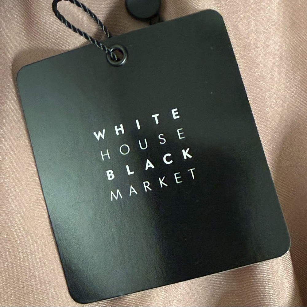 NWT White House Black Market Amelie Sequin Cami Small Antique Blush Tank - Picture 11 of 13